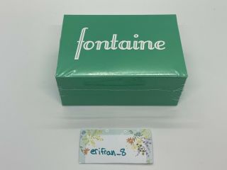 Fontaine Playing Cards - Seafoam Half Brick - - 6 Decks
