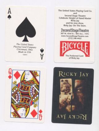 Ricky Jay Playing Cards On The Stem Magic Magician