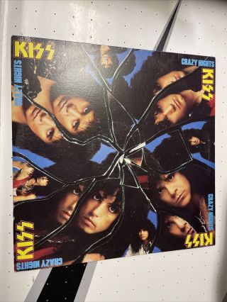 Kiss Crazy Crazy Nights Usa Press Mercury Label Lp