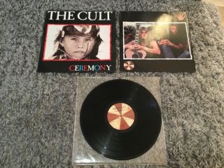 The Cult “ceremony” U.  K.  1991 Vinyl Lp,  Inner