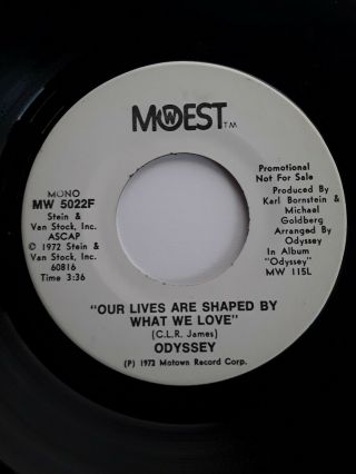 Soul (odyssey) On Moest - Our Lives Are Shaped By What We Love - Promo - 45rpm