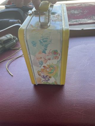 VINTAGE CARE BEAR COUSINS METAL LUNCH BOX 1985 ALADDIN INDUSTRIES NO THERMOS 3