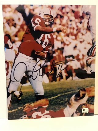Jim Plunkett 1970 Heisman Stanford Cardinals Football Signed 8x10 Photo W/coa