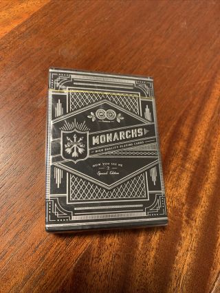 Monarch Now You See Me 2 Nysm2 Playing Cards,  (theory11,  Rare,  Limited Edition ）