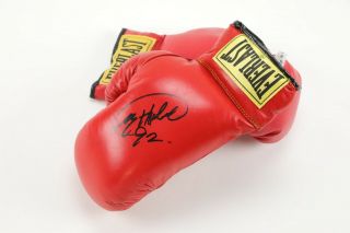 Set Of Larry Holmes Autographed Everlast Boxing Gloves Jsa Authentic