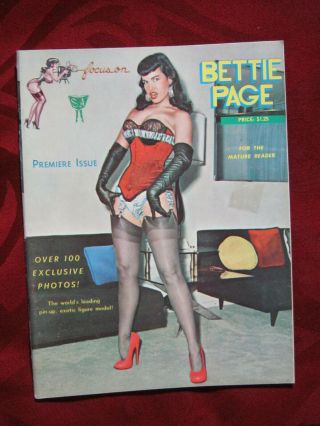 Bettie Page,  Eric Stanton,  Steve Ditko,  Focus On Bettie Page,  1963 - Near Fine