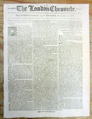 1770 Newspaper W Red Half - Penny Tax Stamp,  The Aftermath Of The Boston Massacre