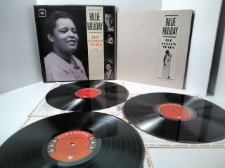 Billie Holiday The Golden Years 3x Lp Vinyl Box Set Og 1962 Us Mono Book Jazz Ex