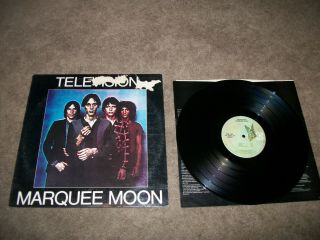 Television Marquee Moon 1977 Elektra Lp 7e - 1098 - Ex Vinyl