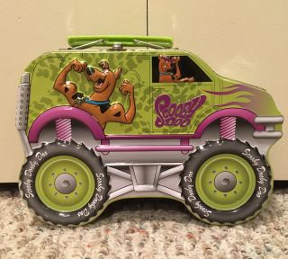 Scooby - Doo Monster Truck Mystery Machine Lunch Box Tin Metal