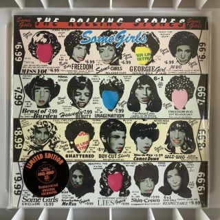 Rolling Stones Some Girls 1999 Die Cut Jacket Bob Ludwig Mastered 180 Gram Lp