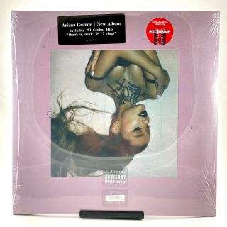 Ariana Grande - Thank U,  Next Vinyl Record Lp - Exclusive Clear Vinyl -