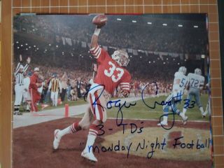 Roger Craig Signed 8x10 Photo Superbowl San Francisco 49ers Autographed Rb