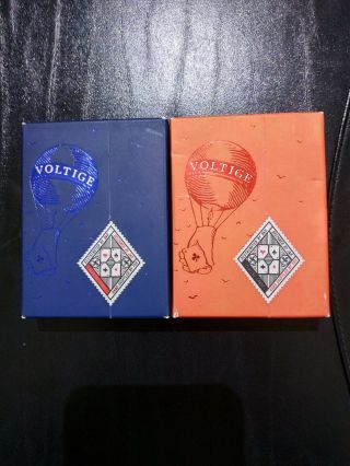 2 Decks Voltige V1 Red/blue Playing Cards Dan And Dave