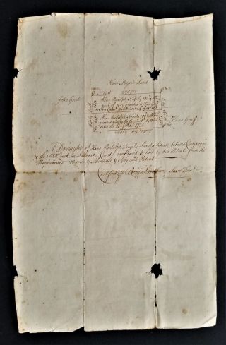 1700s antique COLONIAL HAND DRAWN platt MAP lancaster pa RUDOLPH NEGELY 2