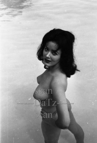 Vintage 1950s Negative - Nude Brunette Pinup Girl Val Randall - Cheesecake T971427