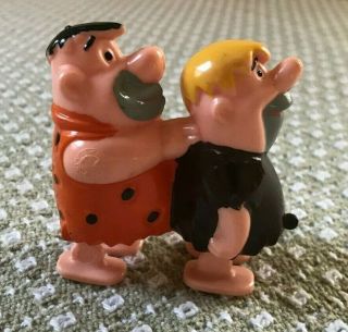 Vintage Marx Flintstones Fred And Barney Ramp Walker