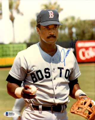 Jim Rice Authentic Autographed Signed 8x10 Photo Boston Red Sox Beckett 163456