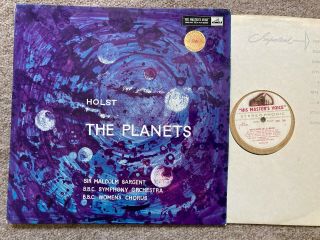 Asd 269 Ed1 W/g Stereo Holst The Planets Sargent.  Nm