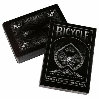 Discontinued Rare Bicycle Shadow Masters Rider Back Playing Cards Ellusionist