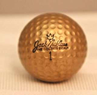 Vtg Golf Ball Jack Nicklaus The Golden Bear 1 Ford Econoline The Golden Choice