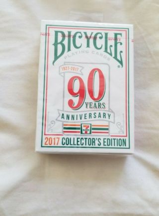 Bicycle 7 Eleven Playing Cards 90th Anniversary Limited Edition Rare