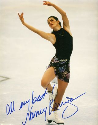 Nancy Kerrigan Olympic Silver Medalist Signed Autographed 8x10 Glossy Photo