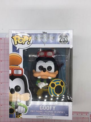 Funko Pop Disney Kingdom Hearts Goofy 263 Vinyl Figure Minor Box Wear I