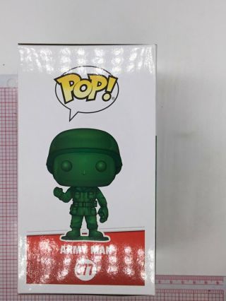 Funko Pop Toy Story Metallic Army Man Box Lunch Exclusive 377 NOT H01 2