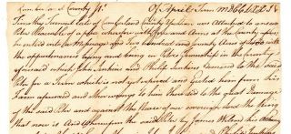 1774 PA doc ' t: Declaration of Independence signer James Wilson represents client 2