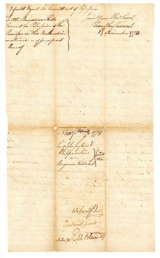 1774 PA doc ' t: Declaration of Independence signer James Wilson represents client 3
