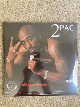 2pac - All Eyez On Me Vinyl Record 4lp’s Tupac Thug Life Dr.  Dre