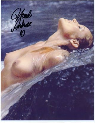 Vintage Nude Autographed Photo Ursula Andress / Actress Authentic Hand Signed