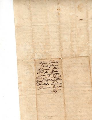 1798 Guilford CT Deed Solomon Stone to Oliver Fowler,  Guilford Land 2