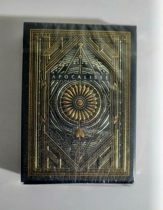 Apocalisse Wrath Of God Gold Gilded Playing Cards Limited Edition Deck Thirdway