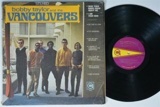 Bobby Taylor And The Vancouvers Self - Titled Gordy Lp Shrink
