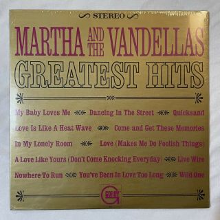 Martha And The Vandellas ‎– Greatest Hits Vinyl Lp Album Stereo Still