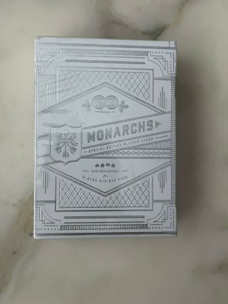 Rare Theory11 Playing Cards - Monarchs - Eleven Madison Park Custom Edition