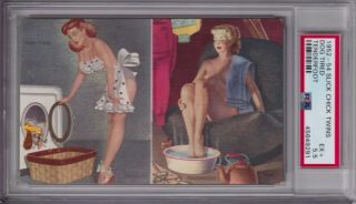 1952 - 54 Slick Chick Twins Dog Tired Tenderfoot Psa 5.  5