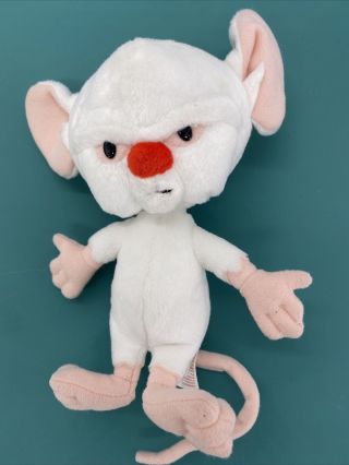 Pinky & The Brain Animaniacs 7 " Plush Stuffed Animal 1995 Dakin