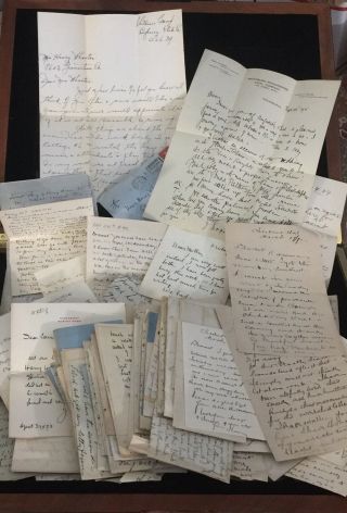 100,  Letter Correspondences Sweetheart Family Friends 1890’s - 1930’s