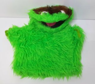 Oscar The Grouch Hand Puppet Sesame Street Muppets Child Horizons Jim Henson