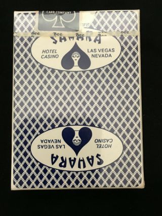 Bee Vintage Deck Sahara Las Vegas Hotel Casino Playing Cards