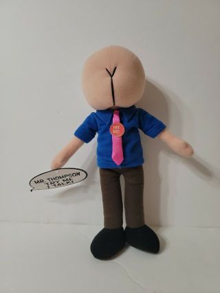 Mr Thompson South Park Plush “butthead” With Tags 2002