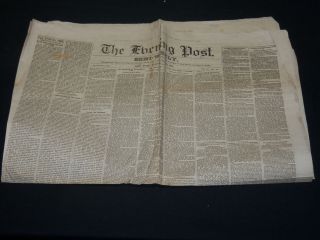 1865 June 20 The Evening Post Newspaper - Conspirators Trial - Surratt - Np 4955