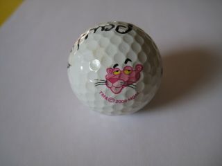 Paula Creamer Signed Personal Pink Panther Golf Ball Precept Us Open Lpga