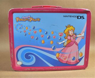 Nintendo Ds Princess Peach Metal Lunch Box Pink