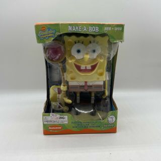 2002 Viacom Spongebob Squarepants Make A Bob Bent Box
