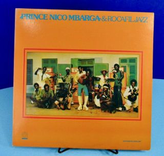 Prince Nico Mbarga & Rocafil Jazz (1976) 1980 Rounder 5007 Re Pan - African Rare