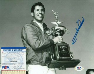 Mario Andretti Autographed Signed 8x10 Photo - Psa/dna - Racing Legend